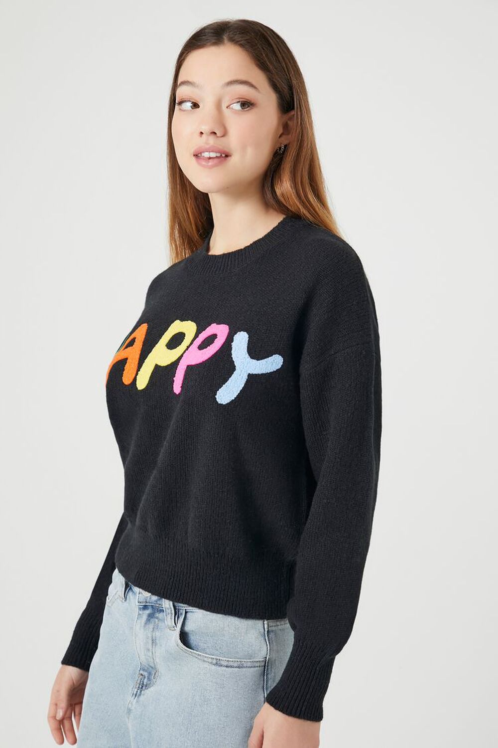 Happy Graphic Sweater